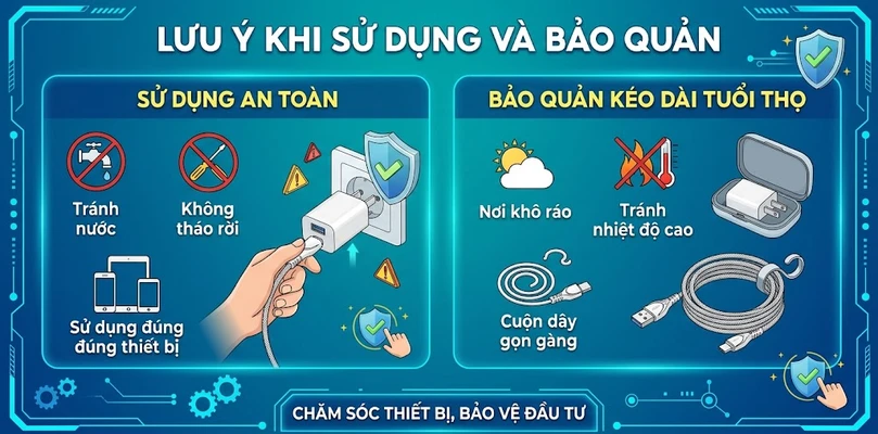 Lưu Ý Khi Sử Dụng và Bảo Quản